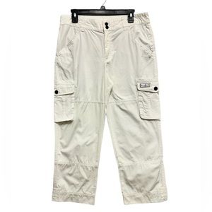 LAUREN Ralph Lauren Women’s Cargo Pants Cropped In White Size 8